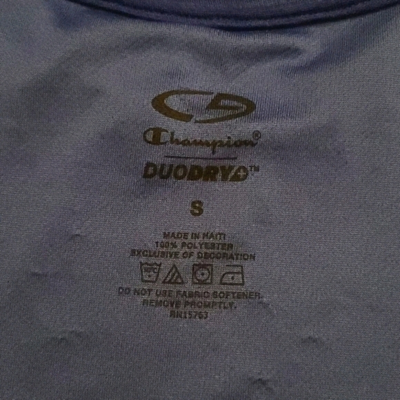 Champion 9 Active Shirt Size Small DuoDry - Picture 3 of 4